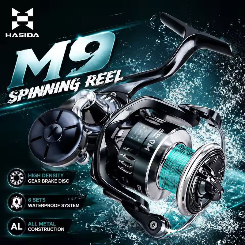 HASIDA M9 Spinning Reel Full M - Trolling Reel 评论和价格