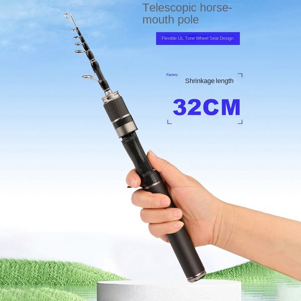 1.5m-1.8m Fishing Pole Rod Set - Spincast Reel 评论和价格